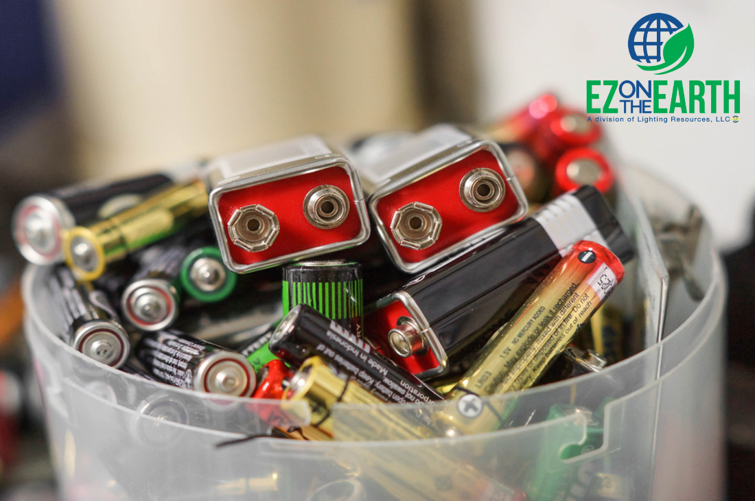 How to package and store batteries prior to recycling and disposal