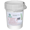 Dry Cell Battery Recycling Container Kit - 1 Gallon Battery Recycling Pail - Pre-Paid/Mail-Back Recycle kit That Holds up to 13.2 lbs Batteries - Recycling Pail with Cardboard Box