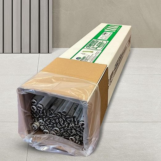 Recycling Box for Straight Lamps – Prepaid | Mail Back Recycle Kit That Holds up to 61 x T12 Tube Lights or 132 x T8 Fluorescent Tubes - Model 40JM (4 Foot Jumbo)